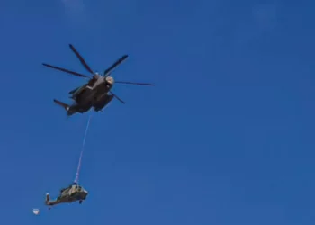 Helicóptero israelí se estrelló durante transporte en Gush Etzion