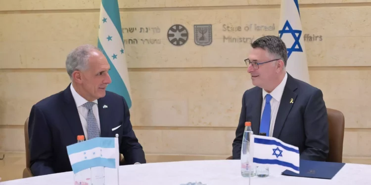 Sa'ar: “Honduras volverá a ser un amigo cercano de Israel”