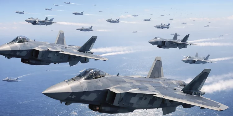 250 cazas J-20 China amenazan la supremacía aérea de EE. UU.