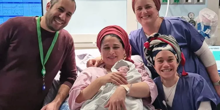 El primer bebé de 2026 en Israel en 2026 nació en un hospital de Jerusalén