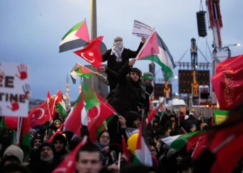 500 000 propalestinos se manifiestan en Estambul