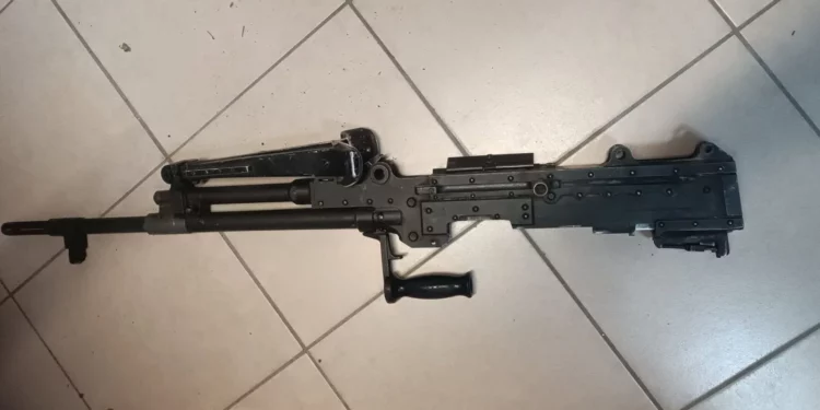 Las FDI frustran ingreso de ametralladora por dron desde Egipto