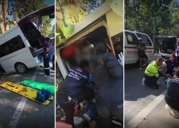 Vuelca minibús con turistas israelíes en Tailandia: seis heridos