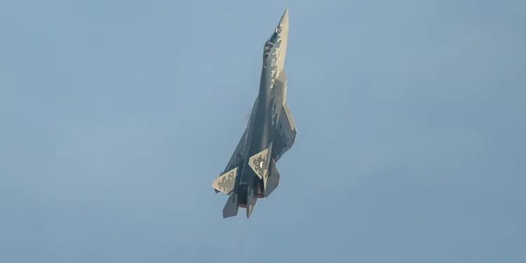 El Su-57 ruso se paseó por los cielos de Ucrania sin ser detectado