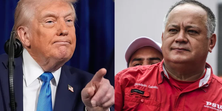 Trump: Diosdado Cabello será el próximo objetivo si no cumple las exigencias de EE. UU.