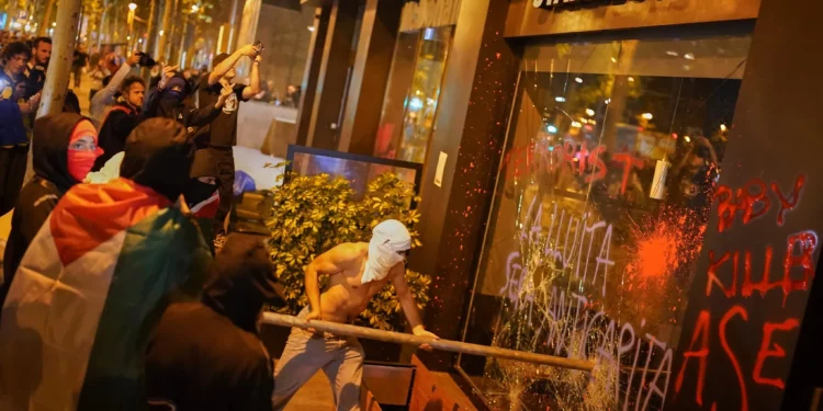 Retiran en Cataluña un mapa que señalaba negocios judíos israelíes