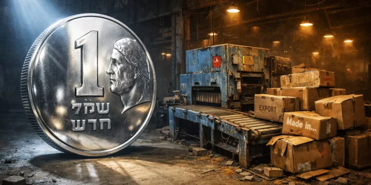 La apreciación récord del shekel enfría el motor exportador