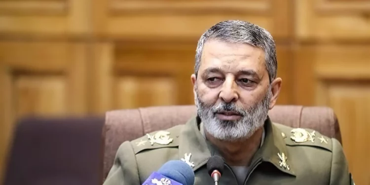 General de División Abdolrahim Mousavi, jefe del Ejército iraní. (Captura de pantalla)