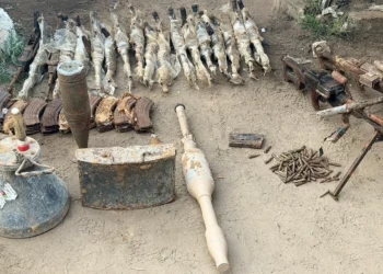 Las FDI localizan un alijo de armas de Hamás en Rafah