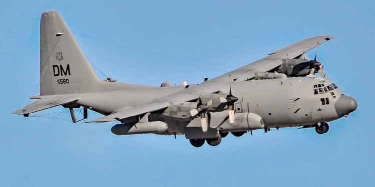 El avión EC-130H Compass Call de EE. UU. en Oriente Medio