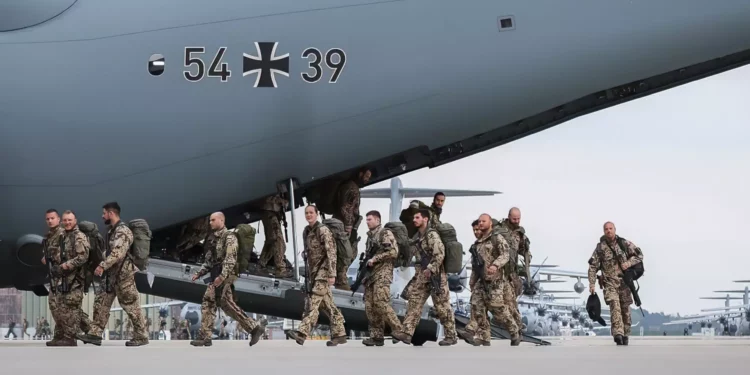 Alemania retira temporalmente tropas de Erbil por tensión regional