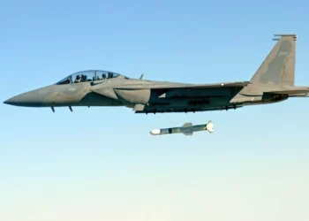 EE. UU. dispara el Harpoon Block II Update desde un F-15SA saudí