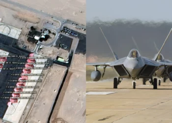 China expone el despliegue de cazas F-22 Raptor en Israel