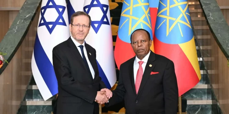 El presidente de Israel se reunió con su homólogo de Etiopía