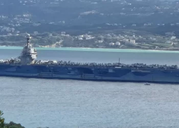 El portaaviones USS Gerald R. Ford llega a Creta