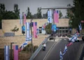 Vista del nuevo sitio de la Embajada de los Estados Unidos en Jerusalén antes de su inauguración, el 13 de mayo de 2018. (Yonatan Sindel / Flash 90)
