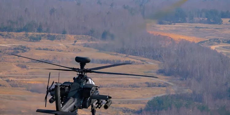 Apache AH-64E contra drones en Alemania con Skyfall