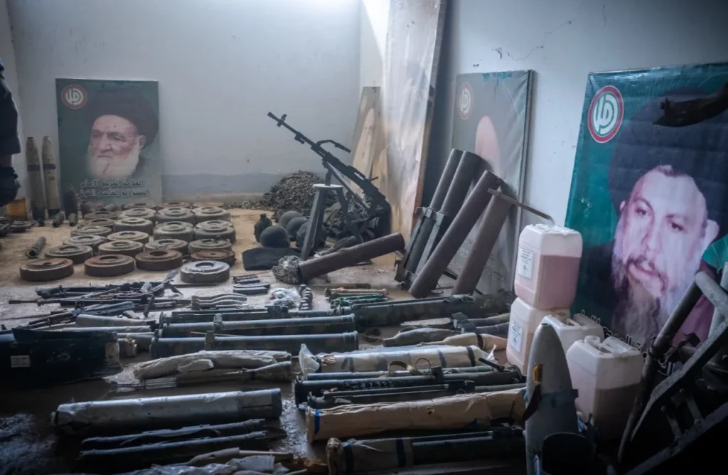 Las FDI encuentran armas de Hezbolá en una escuela del Líbano