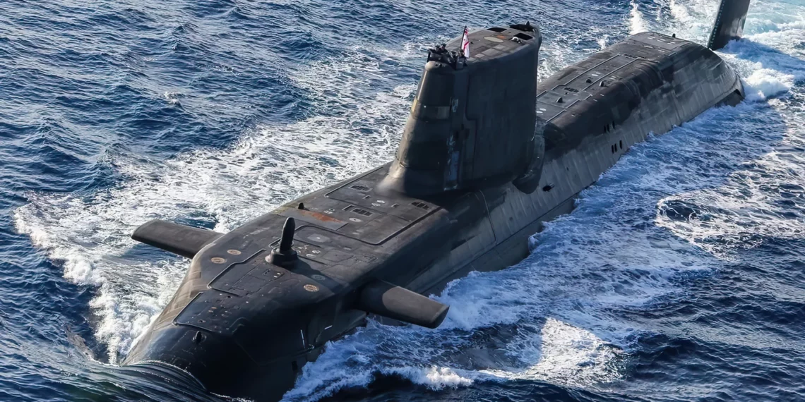 Submarino de la clase Astute. Crédito de la imagen: Royal Navy.