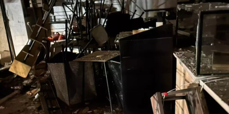 El bombardeo iraní destruyó por completo el Cafe Graziani en Tel Aviv