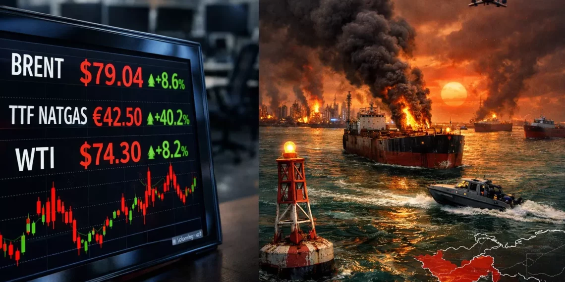 El petróleo y el gas suben tras ataques de Irán en el estrecho de Ormuz