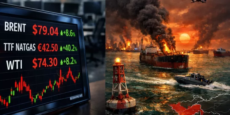 El petróleo y el gas suben tras ataques de Irán en el estrecho de Ormuz