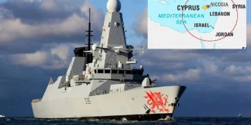 HMS Dragon llega al Mediterráneo oriental para defender Chipre