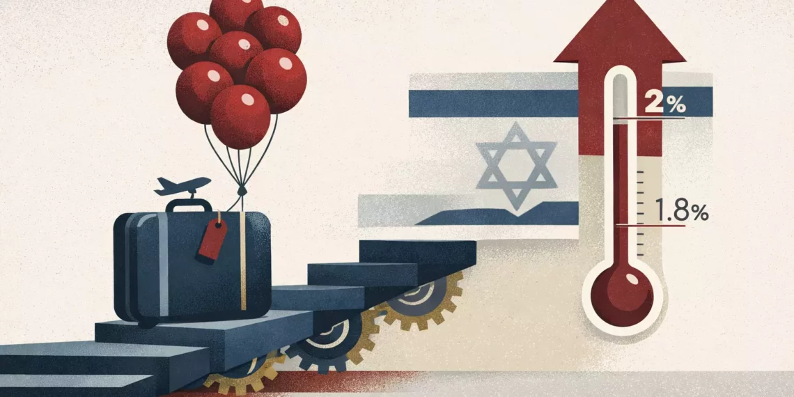 La inflación anual de Israel repuntó al 2 % en febrero