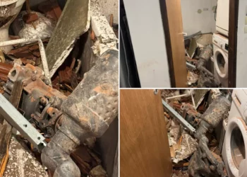 Fragmentos de un misil iraní impactan en una vivienda en Lod