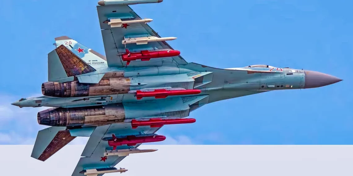 Rusia muestra un Su-35 con nueva carga mixta de ocho misiles