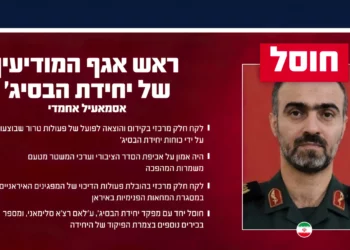 Israel elimina al jefe de inteligencia Basij en Teherán