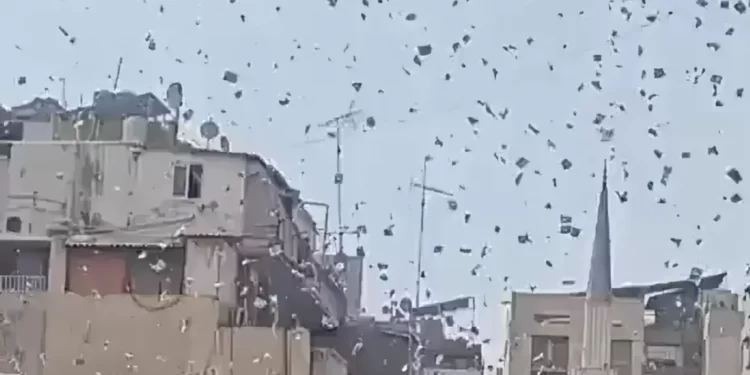 Israel lanza folletos en Beirut para instar a civiles a actuar contra Hezbolá