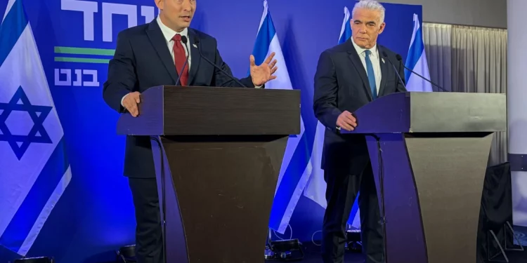 Bennett y Lapid lanzan el partido Juntos