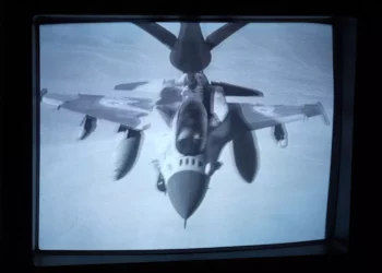 El ejército israelí difundió imágenes de las operaciones de reabastecimiento en vuelo de la Escuadrilla 120 de la Fuerza Aérea