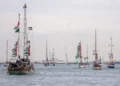 Una flotilla de más de 70 barcos zarpa desde Barcelona hacia Gaza