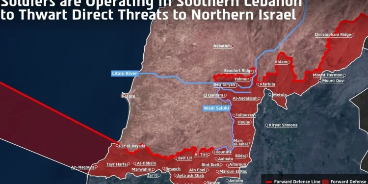Israel publica su línea de defensa en el Líbano con 5 divisiones activas Las Fuerzas de Defensa de Israel (FDI) difundieron el domingo un mapa oficial con su línea de defensa avanzada en el sur del Líbano, donde cinco divisiones terrestres y unidades navales operan simultáneamente en medio de un alto el fuego vigente desde la medianoche del jueves. Según el ejército israelí, las tropas desplegadas al sur de esa línea tienen como misión desmantelar la infraestructura de Hezbolá y neutralizar amenazas directas contra las comunidades del norte de Israel. El mapa revela que las fuerzas ya cruzaron el río Litani y controlan la cresta de Beaufort, posiciones estratégicas históricamente vinculadas a los intentos de contener al grupo terrorista libanés. En las 24 horas previas a la entrada en vigor del alto el fuego, las FDI atacaron a más de 150 terroristas de Hezbolá y golpearon cerca de 300 objetivos militares: lanzaderas, centros de mando e instalaciones de almacenamiento de armas distribuidos en distintas zonas del país. Entre los abatidos figuraba Ali Rida Abbas, comandante del sector de Bint Jbeil, uno de los frentes de primera línea de la organización terrorista. Abbas había dirigido múltiples ataques contra soldados israelíes y contra el Estado de Israel a lo largo de los años, con actuación destacada durante la Operación León Rugiente, y también estuvo a cargo de la reconstrucción de ese sector. Su muerte convierte a Abbas en el cuarto comandante del sector de Bint Jbeil eliminado por Israel desde el inicio de la Operación Flechas del Norte.