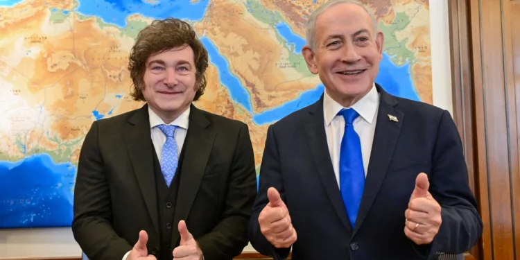 Netanyahu se reúne con el presidente argentino Milei en Jerusalén