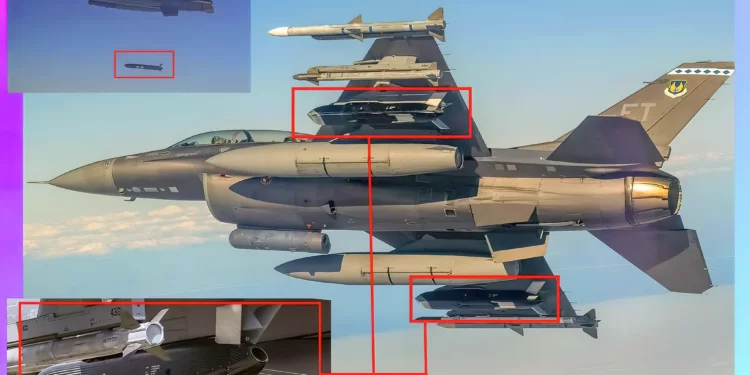EE. UU. prueba el misil de crucero Rusty Dagger desde un F-16