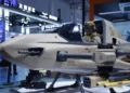 China exhibe un eVTOL armado para vigilancia y apoyo urbano