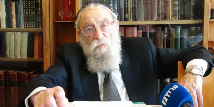 Murió Aryeh Stern: Gran Rabino Asquenazí de Jerusalén