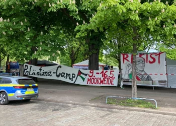 Alemania autoriza campamento contra Israel en parque usado por nazis para deportar a judíos