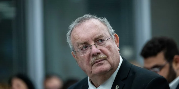 Daniel Hershkowitz, jefe de la Comisión de Servicio Civil del Ministerio de Salud, Jerusalén, 12 de enero de 2023. (Yonatan Sindel/Flash90)