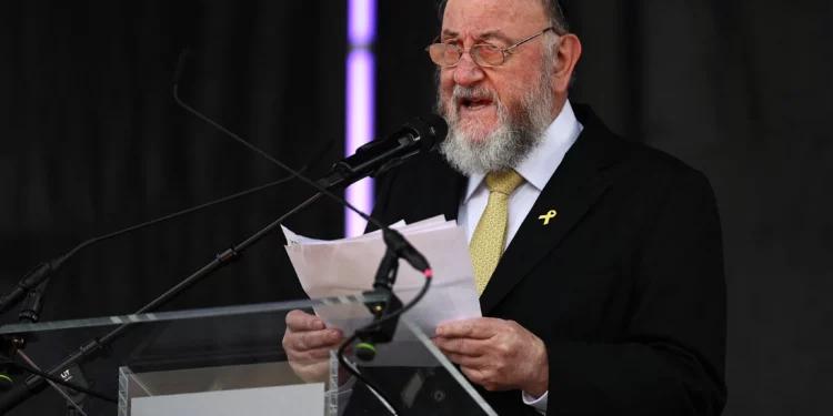 Gran rabino británico: el antisemitismo “se ha normalizado” en el Reino Unido