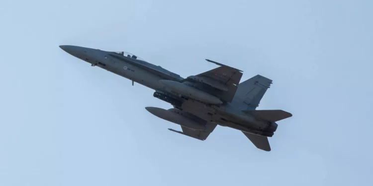Dos EA-18G Growler colisionaron en el aire en una exhibición aérea
