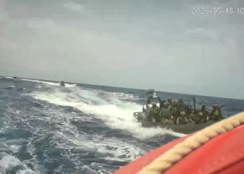 Comandos navales israelíes interceptan embarcaciones de la Flotilla Global Sumud frente a las costas de Chipre el 18 de mayo de 2026. (Flotilla Global Sumud)