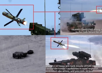 China prueba el misil antitanque HJ-10 en maniobra de fuego real