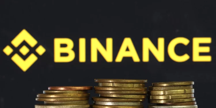 MAGNATE El logotipo de Binance se muestra en una pantalla el 6 de junio de 2023 en San Anselmo, California. (Justin Sullivan / Getty Images vía AFP)