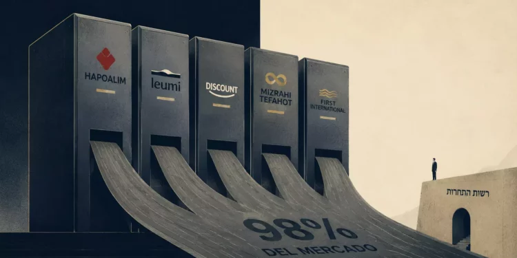 Israel declara oligopolio a sus cinco mayores bancos minoristas