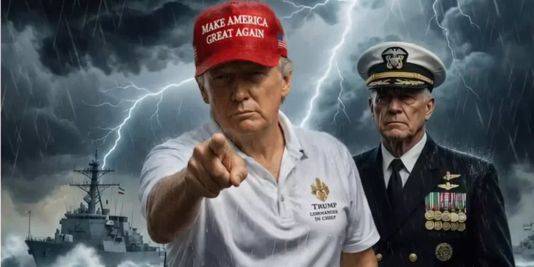 Trump publica imagen que advierte de la “calma antes de la tormenta”