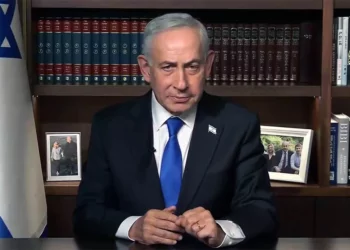 El primer ministro Benjamin Netanyahu realiza una declaración en vídeo el 11 de mayo de 2026. (Captura de pantalla/GPO)
